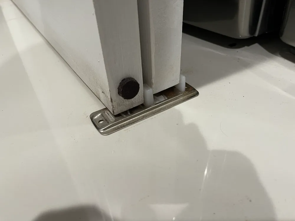 PrimeLine Adjustable Sliding Closet Door Bottom Guide by David D