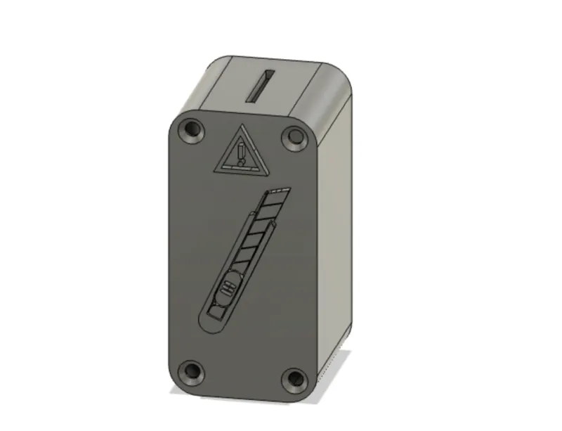 Razor blade disposal wall mounted 