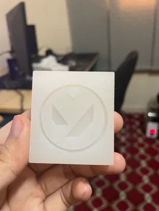 valorant logo keychain mould
