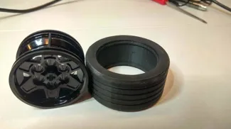Lego custom tire (disk size 43x26mm)