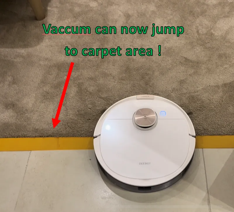 Robot vacuum carpet ramp [parametric]