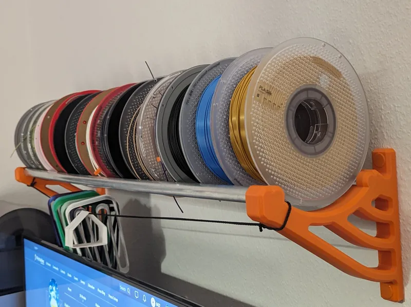 Filament Shelf - Modified for US 3/4 Inch aluminum tube