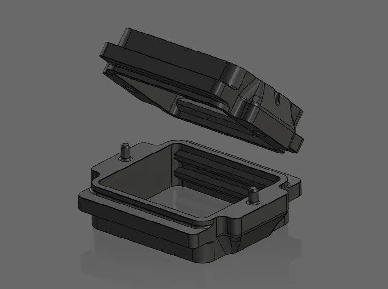 Flask for sand casting metal