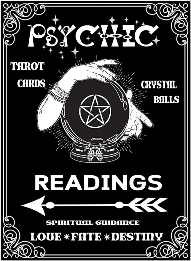 Psychic readings sign Hueforge wall art filament painting 