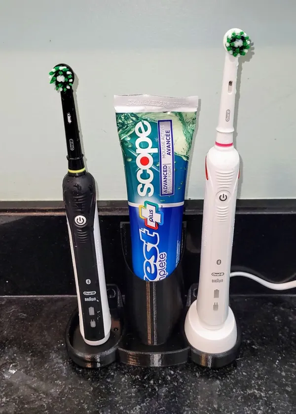 Station porte-brosses à dents électriques