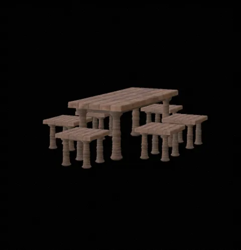 Table et chaises