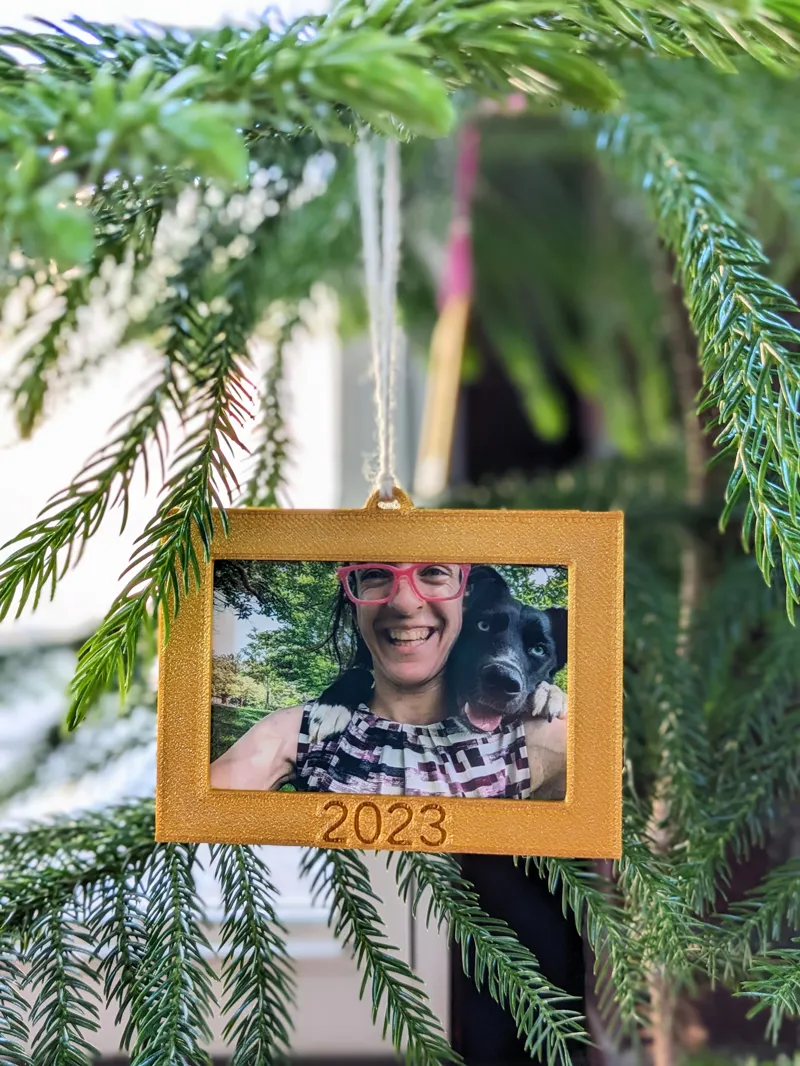 Photo Frame Ornament (Wallet + Parametric)