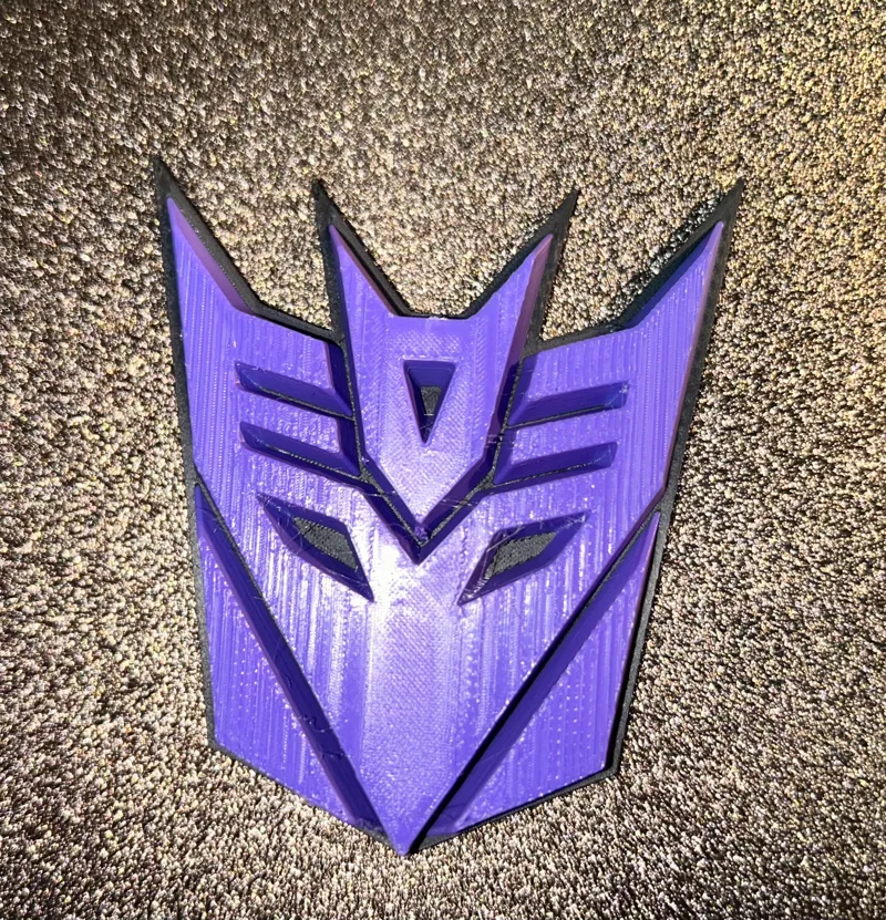 Decepticon fridge magnet