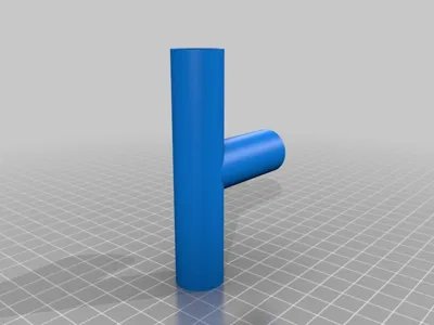 Customizable Conduit electric tube T derivation simplified
