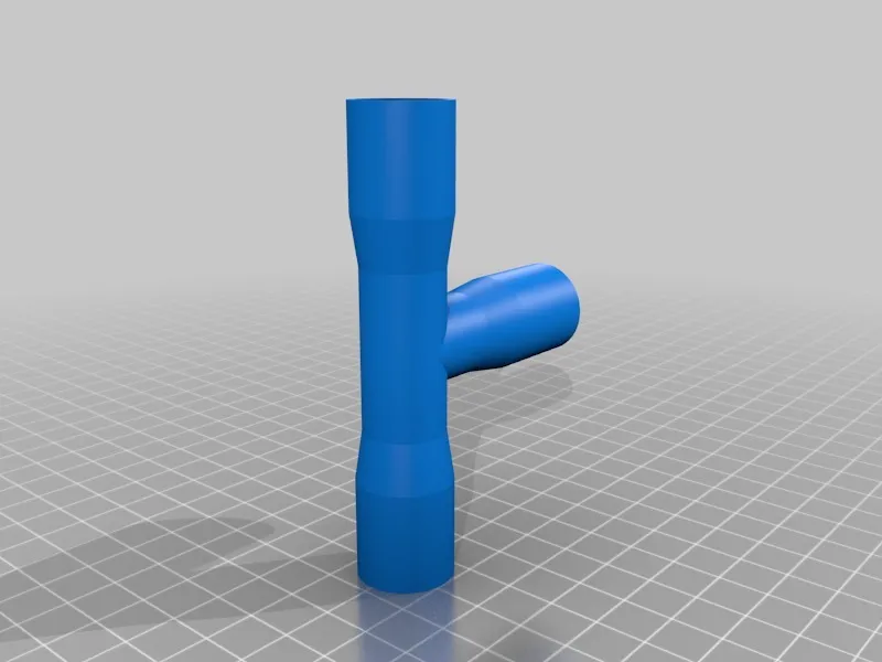 Customizable Conduit electric tube T derivation