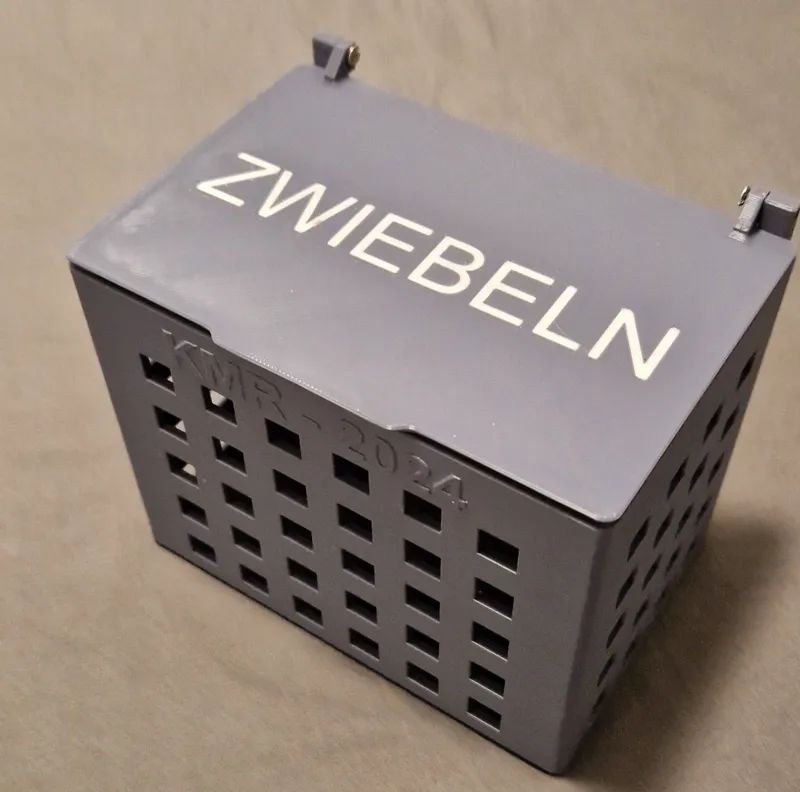 Zwiebeldose mit Deckel
