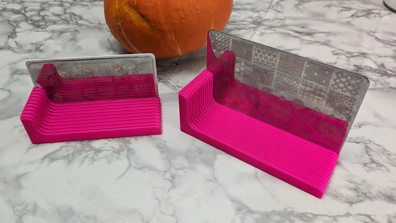 Simple stamping plates stands / holders