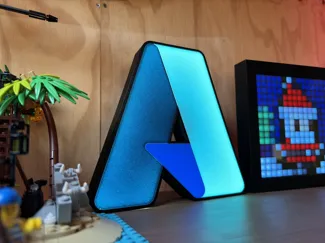 Microsoft Azure Logo Light Box