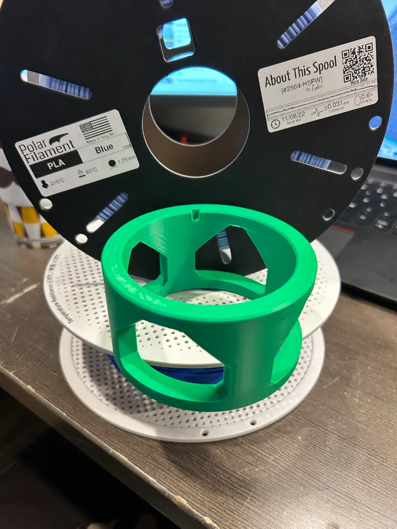 Improved Polar Filament to Bambu Lab Spool Adapter
