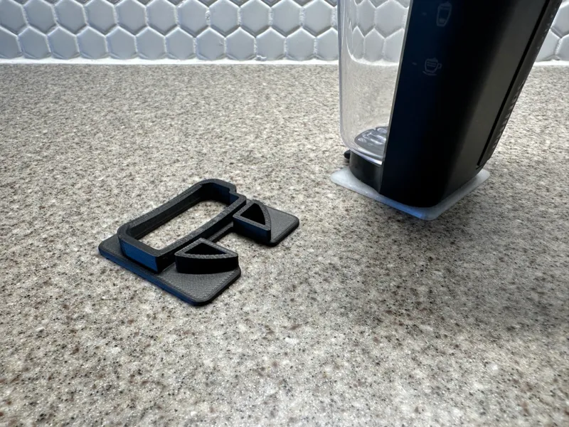 Philips or Saeco LatteGo milk container tip-over base