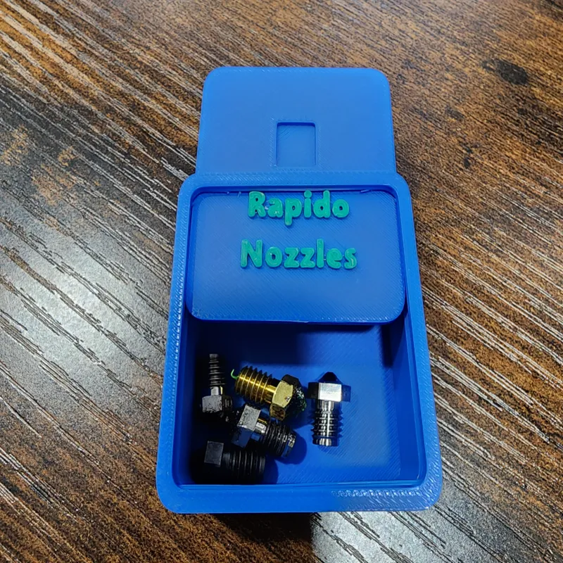 Rapido nozzle storage box