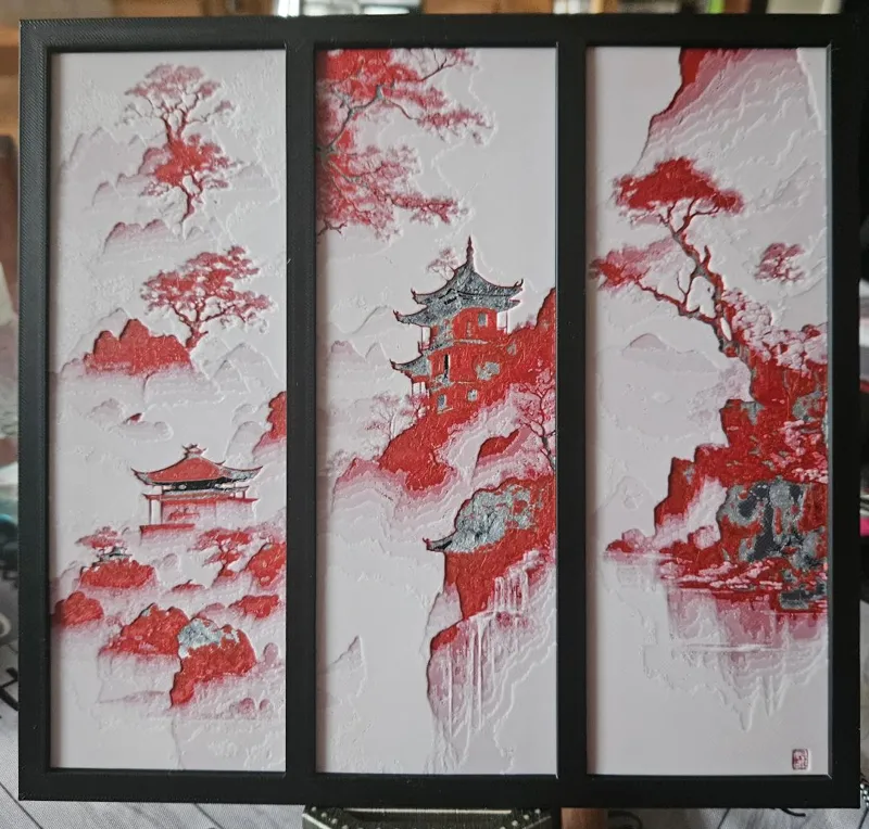 simple triptic frame