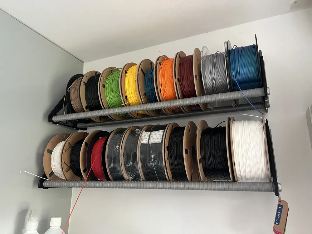 RepRack Spool Holder 20mm Conduit Remixed by DD3D_Prints MakerWorld