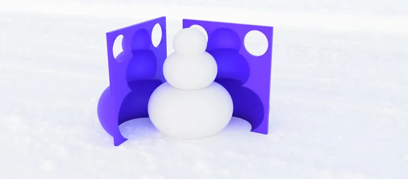 Snowman mold