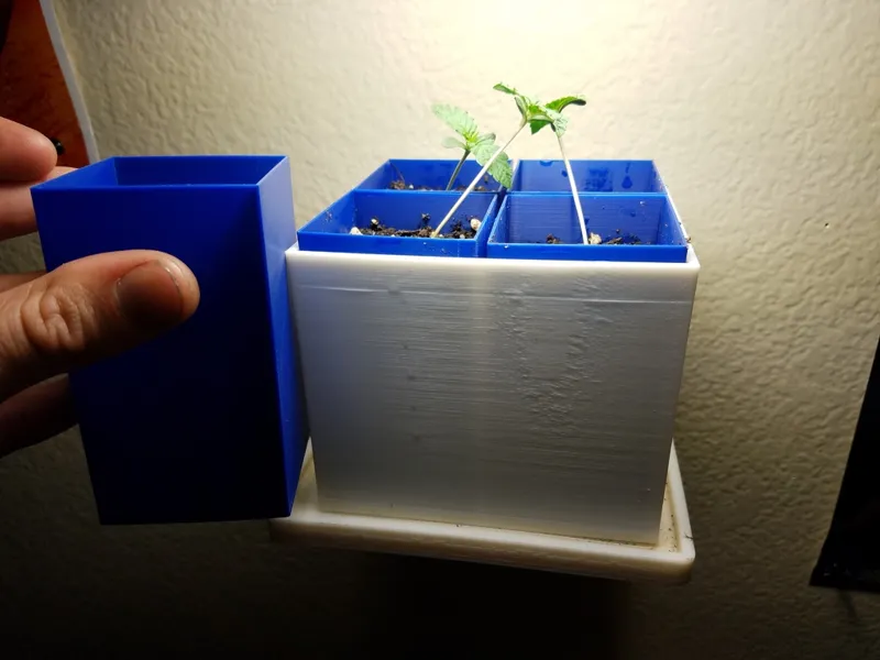 Wall Plant Shelf With Drain Nozzle