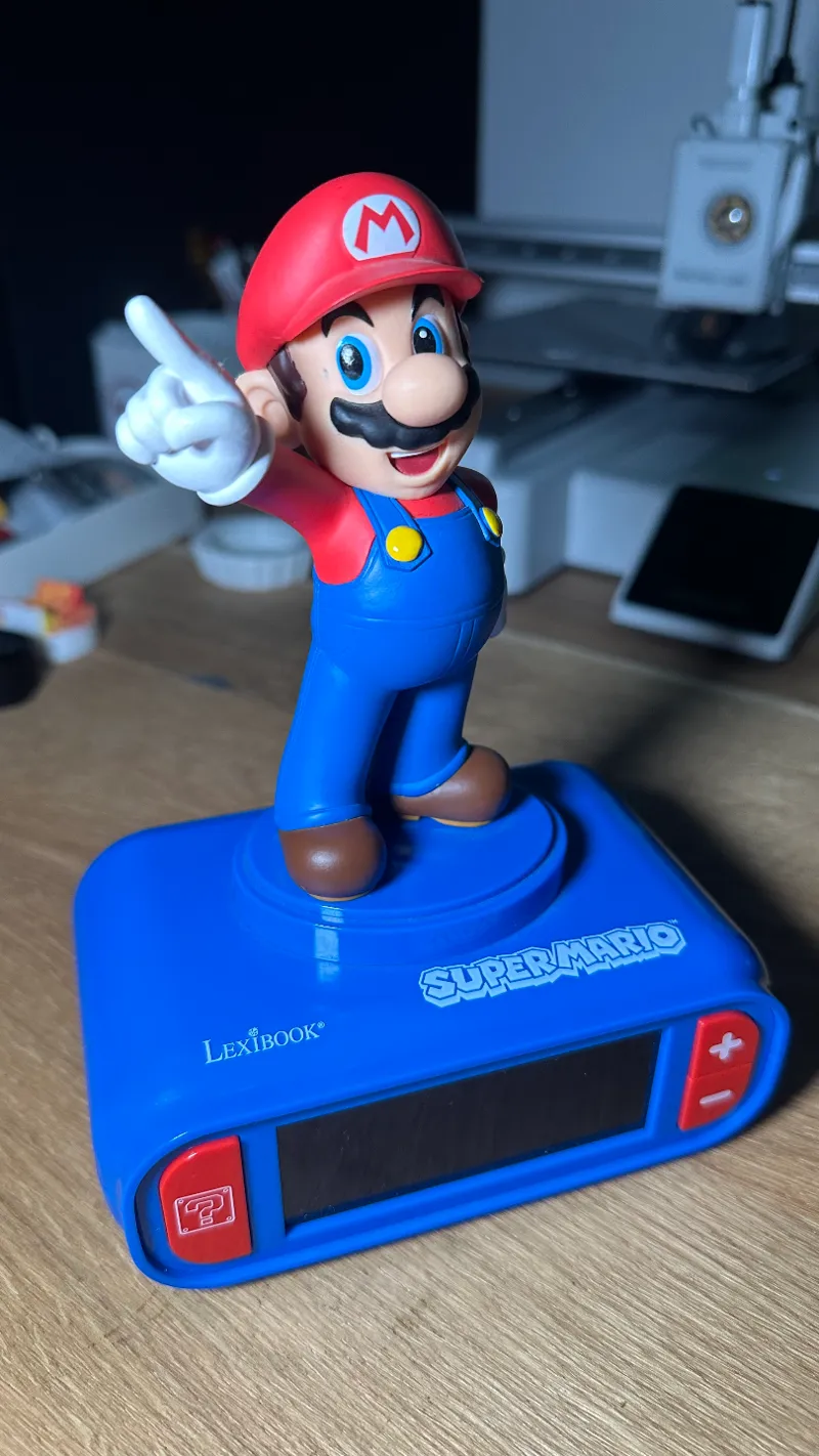 Batteriedeckel Supermario Wecker