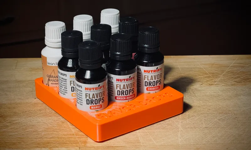 Flavor Drops Organiser / Aromatropfen Rack