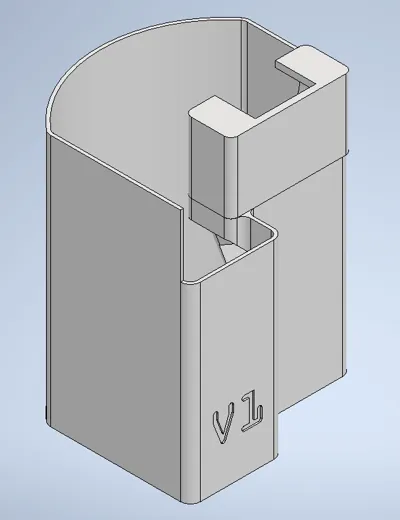 Bambu A1 Mini Poop Bucket, 8x3mm Magnet Quick Disconnect