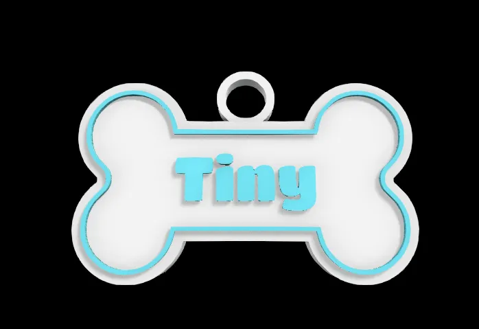 Bone keychain