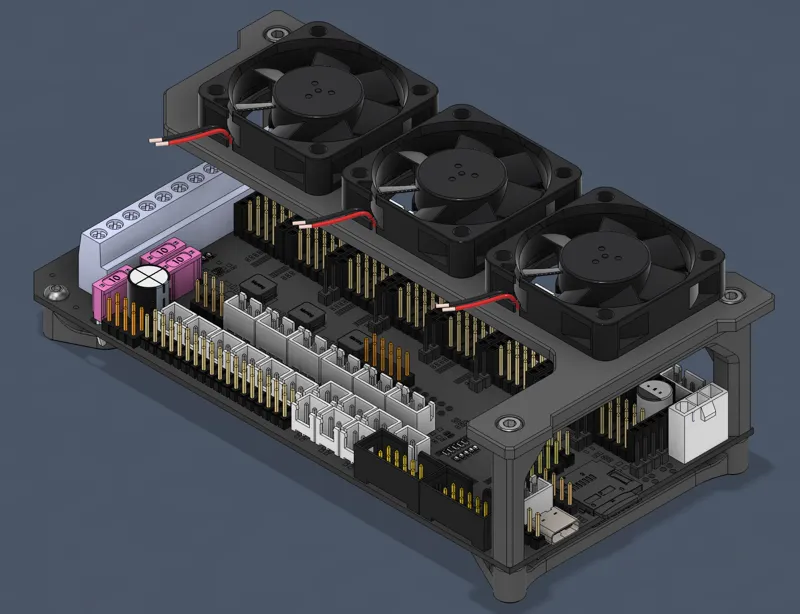 FYSETC stepper driver cooling fans
