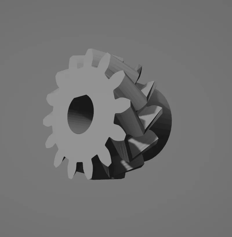 OpenRC herringbone spur gear for 5mm motor shaft