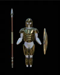 Set d'armure grecque pour figurines ou cosplay — photo 1