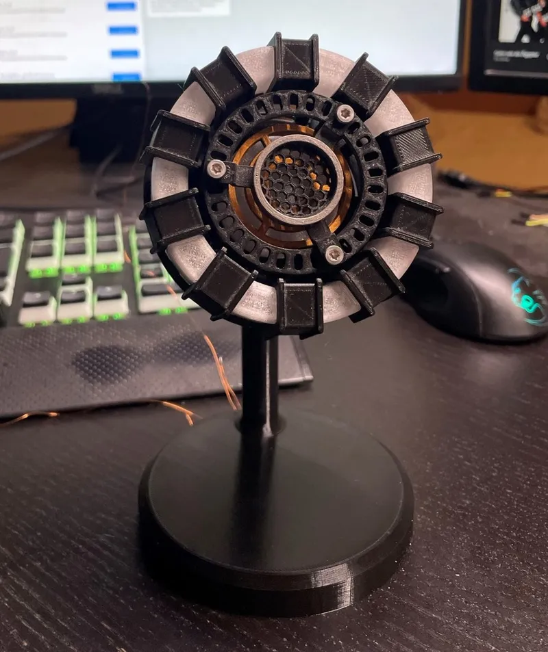 Arc Reactor Stand with DC barrel Jack