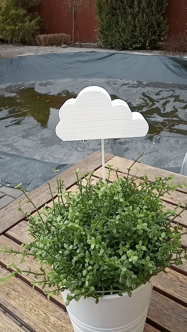Raining cloud