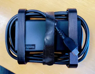 Lenovo Notebook Power Adapter 65W Cable Winder