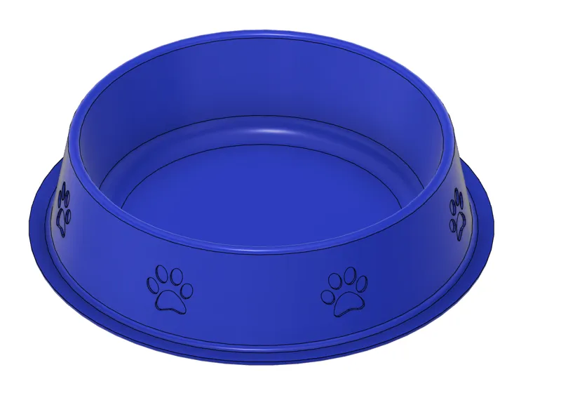 Cat or dog food or water bowl