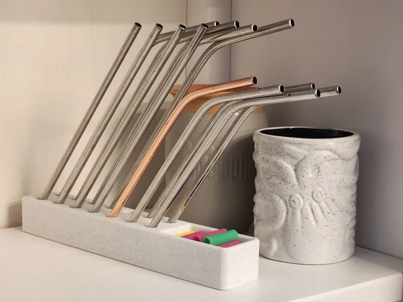 Metal Straw Stand/Holder