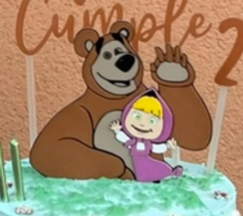 Topper Masha y Oso