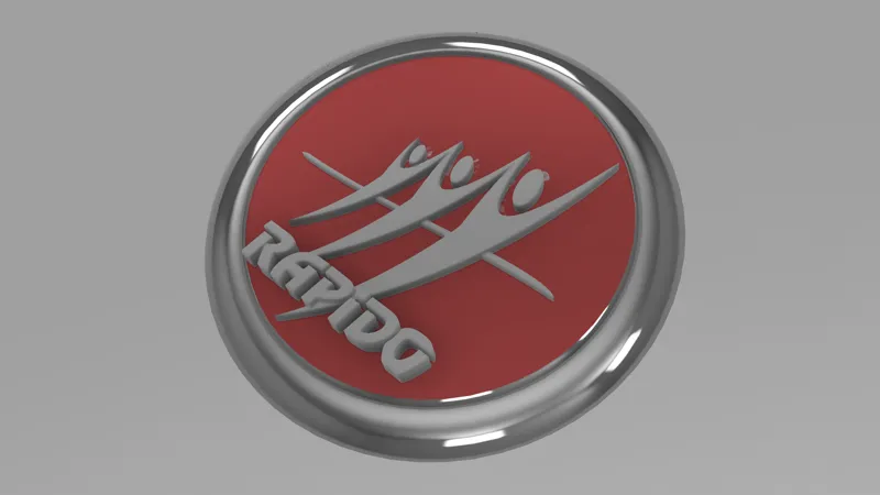 Rapido Moyeux central 60MM Logo