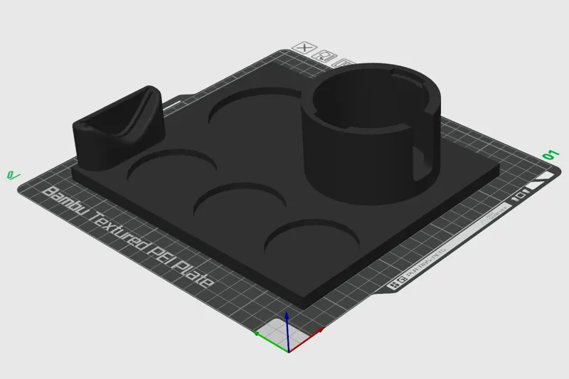 Tamping station for bottomless rocket