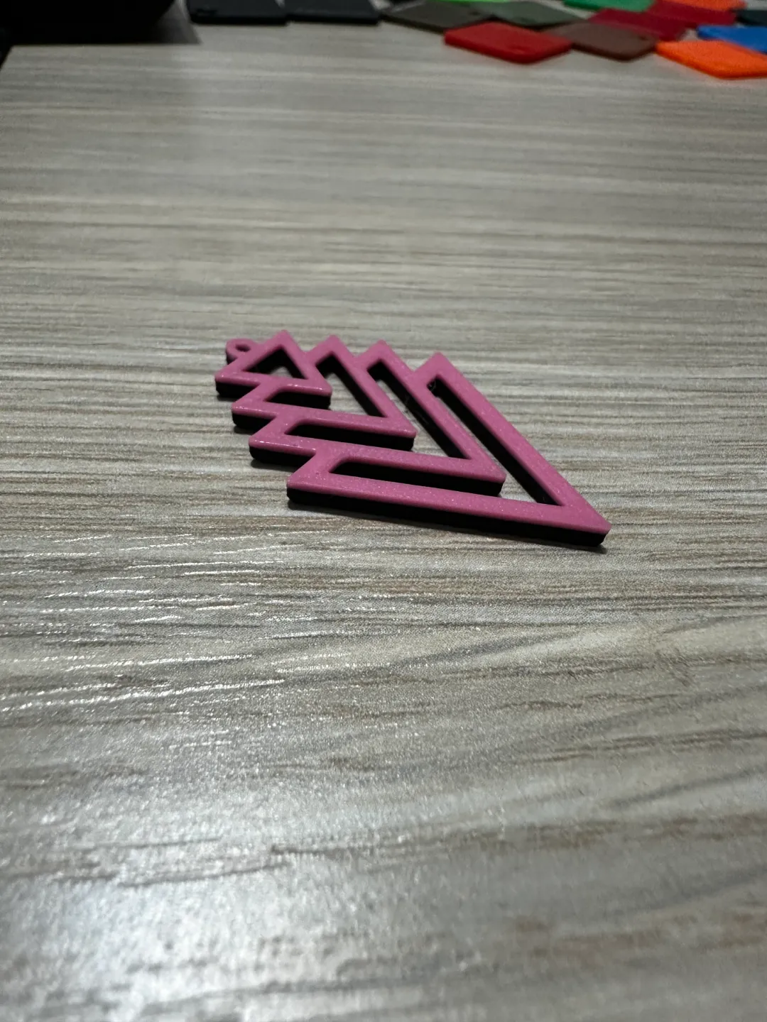 Earrings Geometric Triangle view 2