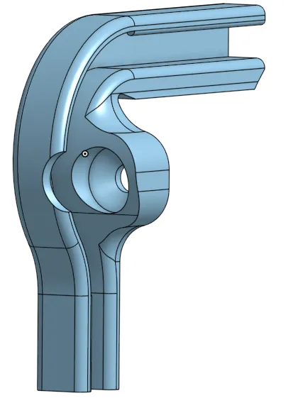 Right Angle Cable Management with Screw Mount