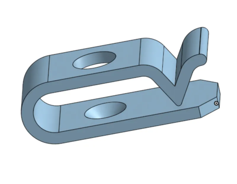 Cable Clip with screw hole