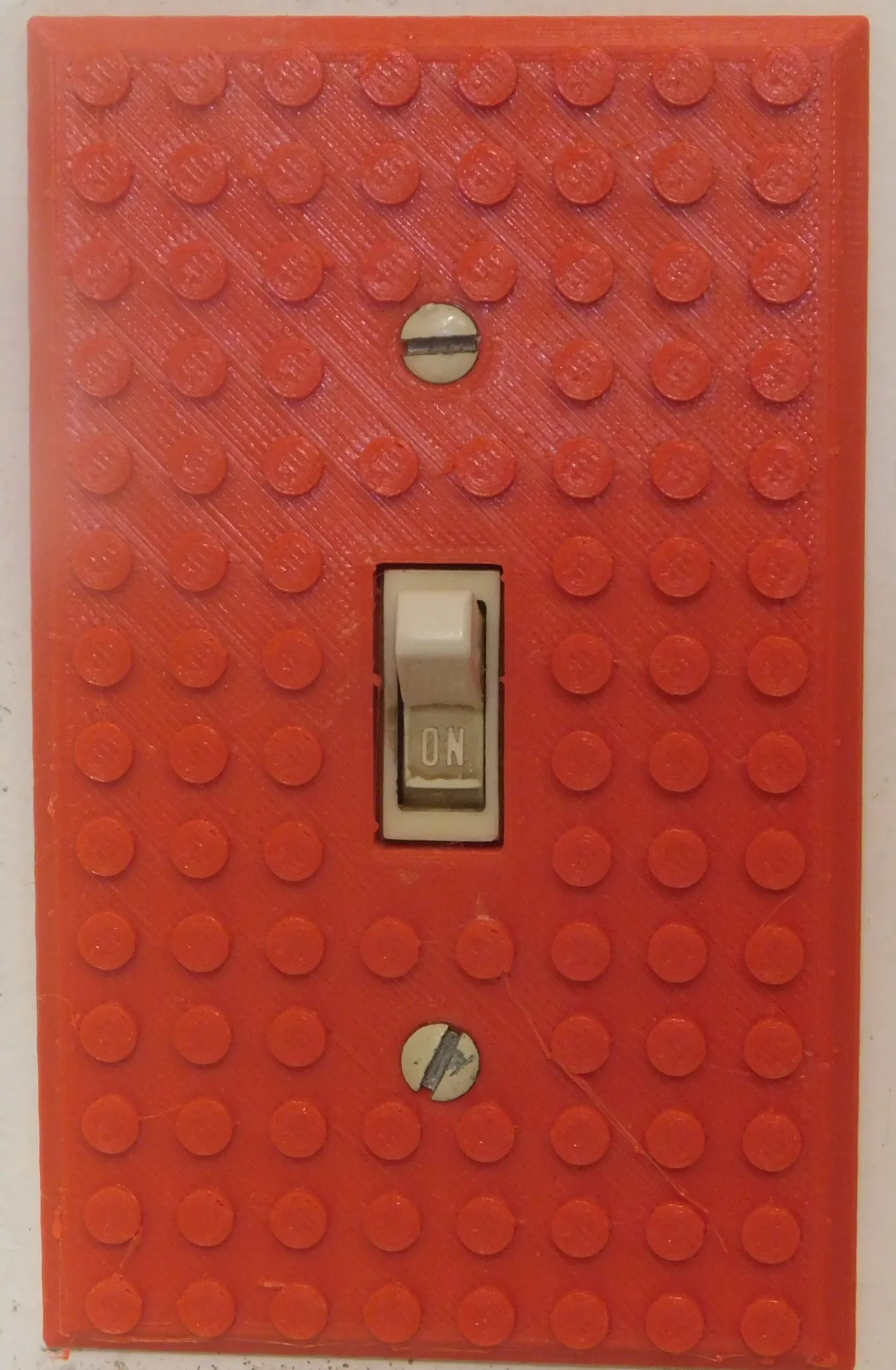 Lego Compatible Outlet and Light Switch Cover (FIRE HAZARD) view 2