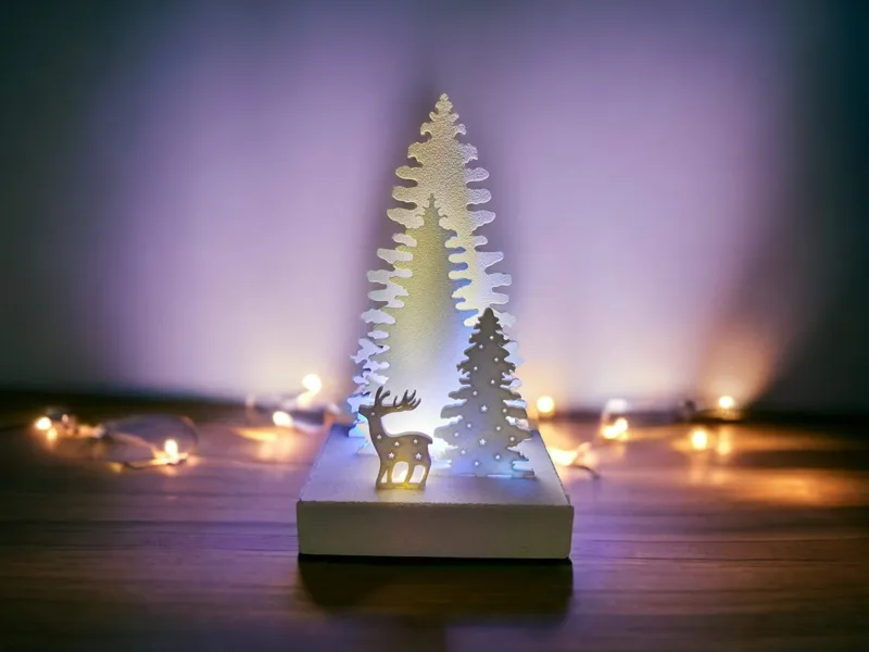 Christmas Reindeer Scene | Christmas Ornaments