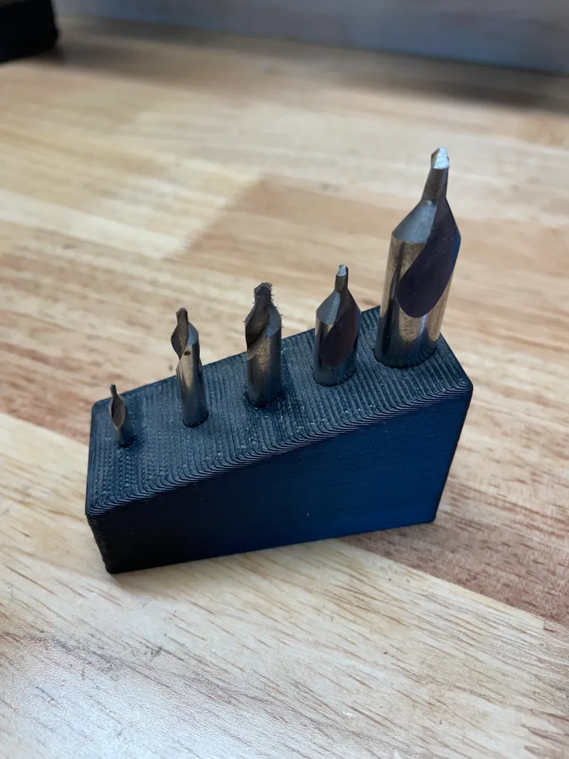 Center Drill Bit Holder Organizer