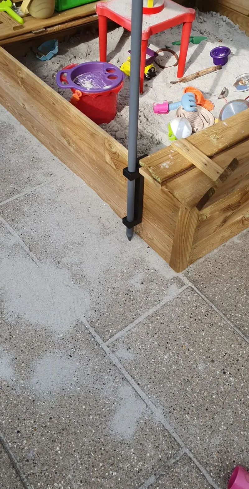 Light umbrella (parasol ) sandbox