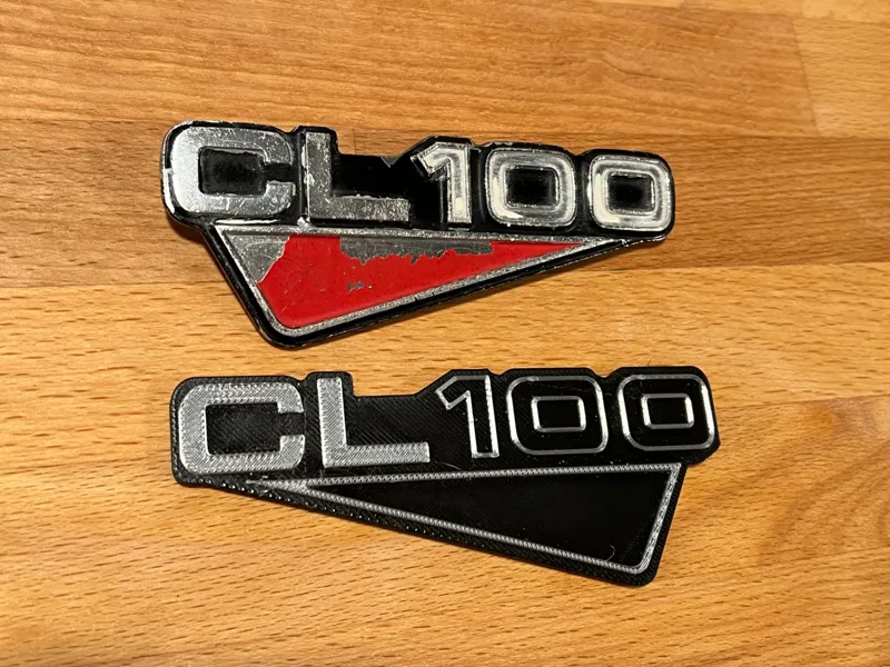 Honda CL100 Side Badges