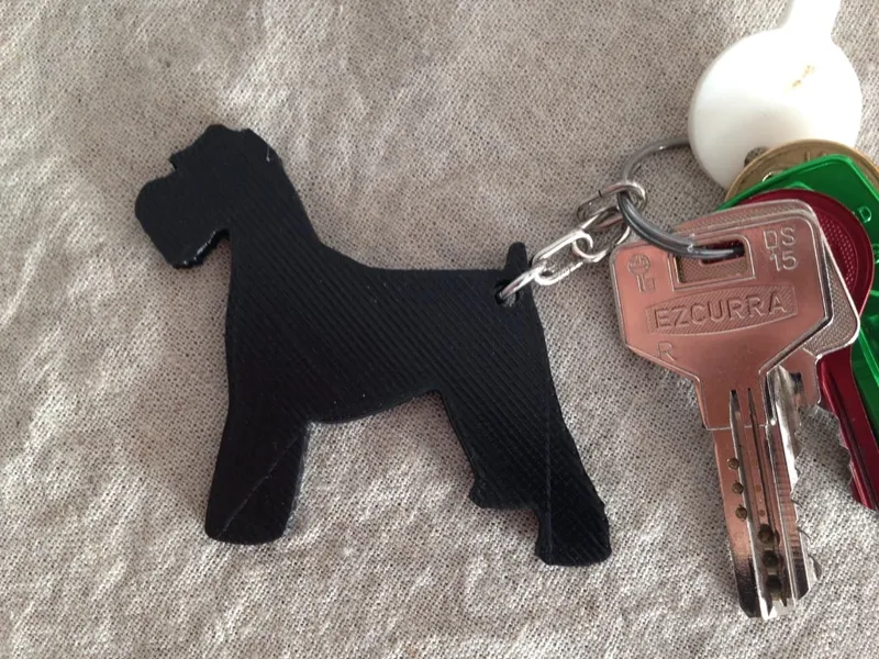 Dog keychain