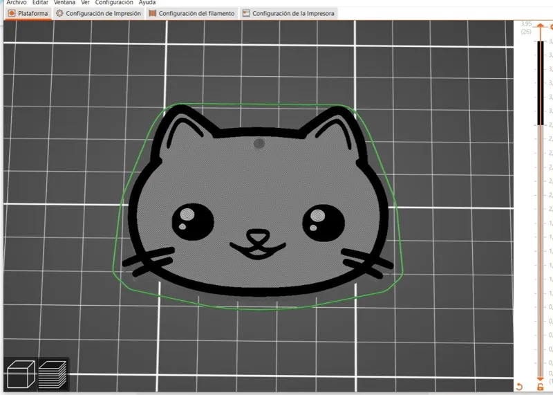 cute cat keychain