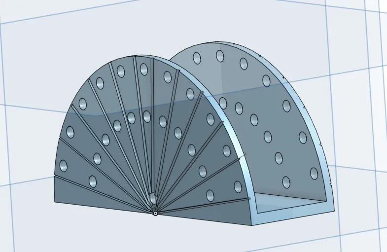 Handfan Napkin holder (servilletero abanico)